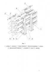 Стеллаж для хранения авиационных боеприпасов (патент 2658230)