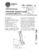 Устройство для нанесения покрытий (патент 1224011)