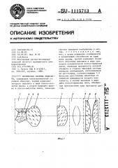 Оптическая система эндоскопа (патент 1115713)