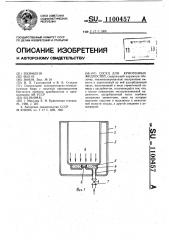 Сосуд для криогенных жидкостей (патент 1100457)