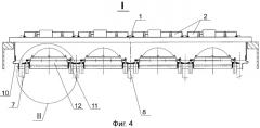 Модульная многоместная корабельная пусковая установка вертикального пуска (патент 2393409)