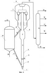 Способ каталитической конверсии с увеличенным выходом дизельного топлива с высоким цетановым числом (патент 2547152)