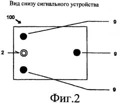 Автомобильное сигнальное устройство обеспечения безопасности (патент 2421819)