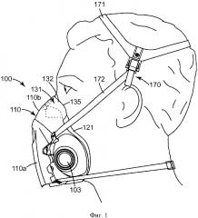 Респираторная маска с носовым опорным элементом-расширителем (патент 2640984)