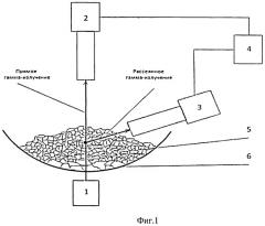 Способ измерения объемной плотности горной породы в составе горной массы и система для его осуществления (патент 2492454)