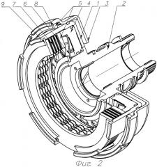 Многодисковая фрикционная муфта (патент 2294465)