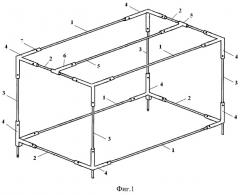 Кровать универсальная всепогодная (патент 2516903)