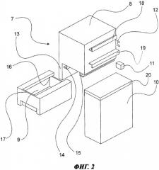 Холодильный аппарат с ледогенератором (патент 2448312)