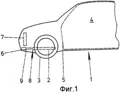 Переднее строение автомобиля (патент 2389630)