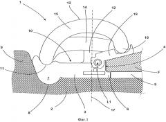 Направляющая пластина для бокового направления рельса и система крепления рельса на основании (патент 2554041)