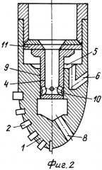 Коронка для бурения скважин в высокогазоносных пластах (патент 2481460)