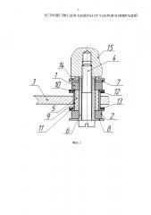 Устройство для защиты от ударов и вибраций (патент 2608897)