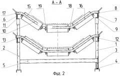Секция става ленточного конвейера (патент 2317932)