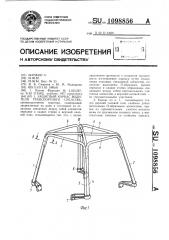 Защитный каркас водителя транспортного средства (патент 1098856)