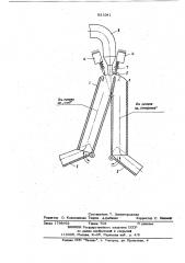 Перекидное устройство расходомер-ной установки (патент 821941)