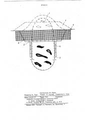 Способ возведения основания насыпного сооружения на заторфованных территориях с буграми пучения (патент 876816)