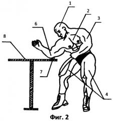 Тренажер "армрестлинг" (патент 2372959)