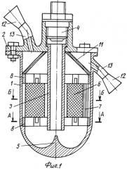 Импульсный микродвигатель ракетного снаряда (патент 2382222)
