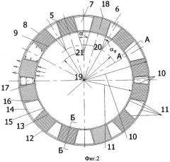 Матрица кольцевого пластинчатого теплообменника (патент 2289074)
