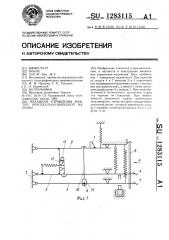 Механизм управления муфтой просекально-вырубной машины (патент 1283115)