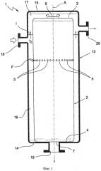 Устройство для коалесцентной сепарации смеси, содержащей две текучие фазы, по меньшей мере частично несмешиваемые друг с другом и имеющие различную удельную плотность (патент 2570867)