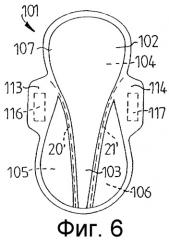 Сужающееся абсорбирующее изделие с боковыми телами (патент 2270648)