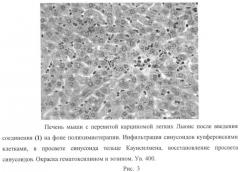 N-[3-оксо-лупано-28-ил]-морфолин - средство коррекции цитотоксических повреждений печени с противоопухолевой и антиметастатической активностью (патент 2461563)