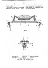 Устройство для поддержания ленты конвейера в месте ее загрузки (патент 1047797)