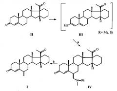 Способ получения 6-метилено-16α,17α-циклогексанопрегн-4-ен-3,20-диона (патент 2566366)