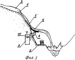 Устройство защиты горной трассы от снежных лавин и каменных обвалов (патент 2369684)