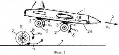 Устройство для раскрутки колеса шасси самолета при полете перед приземлением (патент 2384467)