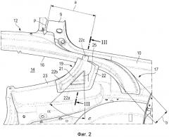 Конструкция кузова автомобиля (патент 2468953)