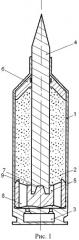 Патрон для стрелковых и артиллерийских гладкоствольных систем (патент 2482431)