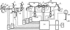 Бортовая топливомерно-расходомерная система маневренного самолета с температурной компенсацией (патент 2317230)