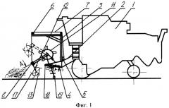 Устройство для уборки сельскохозяйственных культур (патент 2363137)