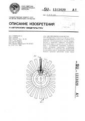 Цилиндрическая щетка (патент 1313420)