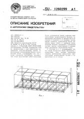 Стеллаж для хранения затаренных грузов (патент 1260299)