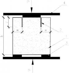 Способ определения критического коэффициента интенсивности напряжения бетона после воздействия на него высоких температур (патент 2621623)