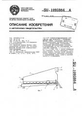 Газораспределительное устройство для аппаратов с псевдоожиженным слоем (патент 1095984)