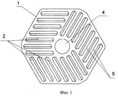 Отбойная решетка тепловыделяющей сборки ядерного реактора (патент 2364962)