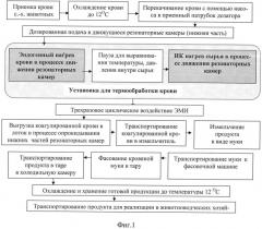 Способ термообработки крови сельскохозяйственных животных (патент 2541634)