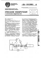 Отключающее устройство к кольцепрокатному стану (патент 1013061)