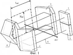 Неустойчивый многопроходный резонатор сверхзвукового химического кислород-йодного лазера (патент 2258992)