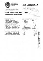 Эмалевый шликер (патент 1143709)