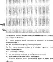 Калибровка инструмента для прокатки труб (патент 2354467)