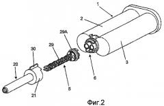 Распределительный узел, содержащий вспомогательные устройства, прикрепляемые с возможностью съема (патент 2431591)