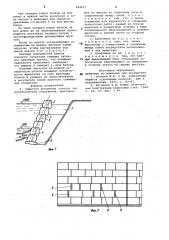 Защитное крепление откосов гидро-технических сооружений (патент 844657)
