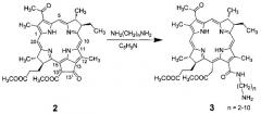 Аминоамиды в ряду бактериохлорофилла альфа, обладающие фотодинамической активностью, и способ их получения (патент 2548675)