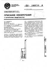 Устройство для разметки карр (патент 1069710)