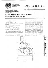 Устройство для обжарки кулинарных изделий из жидкого теста (патент 1519615)